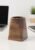 Solid Black Walnut Pen Cup Holder, 3x3x4.7in | Durable Whole Piece Wooden Desktop Organizer for Pens & Pencils, Ideal Office Desk Supplies for Home and Workplace