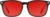 TIJN Sleep Glasses with Blue Green Light Blocking, Red Light Lens for Computer Gaming, Screen Fatigue & UV Protection