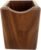 Natural Wooden Pen & Pencil Holder, Eco-Friendly Desktop Organizer Cup, Compact 3.9×2.9×2.9 Inch Wood Desktop Storage Stand for Office Home School Desk Decoration