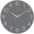 cicininc Wall Clock, Gray Silent Non-Ticking, Decorative Battery Operated Wall Clocks for Bedroom, Kitchen, Home, Office, School, Hotel (8 Inch)