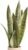 XZJMY Fake Snake Plant 16.5″ Artificial Plant Fake Sansevieria for Home Office Store Decoration,Without Vase (3Pcs, Green)