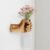 Gold Wall Sculptures, Hand Vases Home Decor, Wall Mount Art Sculpture, Unique Wall Art Statue, Funky Flower Vase Decorations, Modern Eclectic Hanging Decor,Glass Test Tube Vase
