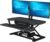 VERSADESK PowerPro 36 Inch Electric Standing Desk Converter – Push-Button Height Adjustable Sit to Stand Desk Riser for Dual Monitors & Laptop – Motorized Desktop Workstation with Wide Keyboard Tray