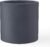 Kante 9.8″ Medium Concrete Planter, Compact Cylinder Plant Pot with Drainage Hole & Rubber Plug – Breathable Handmade Cement Container for Desk, Tabletop, Indoor Outdoor, Charcoal Gray