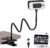 Webcam for PC, 4K Streaming Camera with Light, Web Camera for Desktop/Laptop Computer Webcam with Microphone, Plug and Play USB Web Cam with Bracket, for Live Streaming, Video Calls, and Meetings