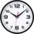 Wall Clock Silent Non-Ticking Modern Clocks Battery Operated 8 Inch Small Analog Clock Decorative for Living Room Bedroom Kitchen Office Decor (Black)