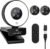 papalook 4K Autofocus Webcam with Light, UHD Web Camera with Remote Control and Dual Noise-Cancelling Mics, Plug and Play USB Webcams for PC Laptop Zoom Skype Teams Google Meet
