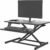 VIVO Height Adjustable 28 inch Stand Up Desk Converter, Quick Sit to Stand Tabletop Dual Monitor Riser Workstation, Black, DESK-V028S