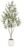 VIVATREES Olive Trees Artificial Indoor, 5FT Tall Faux Olive Tree with White Tall Planter, Artificial Plants with Natural Wood Trunk and Lifelike Fruits for Home Office Decor