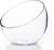 WGVI Clear Slant Cut Bowl Glass Vase, Glass Terrarium, Candy Dish, Glassware, Slant Open: 7″. Height: 6″ x 2.7″. Base: 4″ (1 Piece)