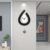 Large Wall Clock for Living Room Decor Big Pendulum Modern Wall Clock Silent Non Ticking Battery Operated 28.7 Inch Clock for Kitchen Bedroom Bathroom Office Indoor Home Decorative