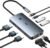 USB C Docking Station Dual Monitor Adapter, Selore Laptop Docking Station 3 Monitors Quad Display with 2 HDMI, DP, VGA, Ethernet, 3 USB A&C 3.0, 100W PD, USB C Hub Dongle for DELL, HP and More