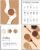 NCYEL 4pcs Modern Minimalist Coffee Wall Art Kitchen Coffee Shop Pictures Simple Home Decor Aesthetic Posters Neutral Brown and Beige Bar Decor 8×10 Inch unframed