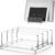 Chunful Adjustable Vertical Laptop Stand for Desk, Acrylic 3 Slot Laptop Holder Desktop, Invisible Desktop Notebook Dock for Notebook Computer, All Gaming Laptops up to 17”