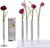 PELEG DESIGN Magnetic Bud Vase Set (Silver) – Unique Home Decor Gift & Modern Table Centerpiece – 5 Aluminum Single Stem Vases – 9.4″ Tall Gravity Defying Decor