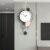 Large Wall Clock for Living Room Decor 30 Inch Modern Decorative Wood Wall Clock Battery Operated Non Ticking for Bedroom Office Kitchen Big Pendulum Silent Clock Wall Decor for Home Indoor