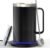 Smart Temperature Control Coffee Mug for Desk,Heated Cup with 10Hrs Auto Shut Off, USB Powered Mug Warmer Set (17oz-Black)