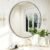 BEAUTYPEAK 20 Inch Round Mirror, Metal Frame Circle Mirror, Wall Mounted for Entryway, Bathroom, Vanity, Living Room, Black