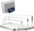 UCINNOVATE Vertical Laptop Stand, Acrylic Laptop Holder Desk with Adjustable Dock, Dual Desktop Notebook Stand Fits All MacBook/Surface/Gaming Laptop/iPad/Pro/Chromebook/HP/Dell/Computer/Keyboard