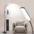 Yikuneng Dimmable LED Floor Lamp, Super Bright Reading Lamps Floor Standing lamp with Remote & Touch Control, Stepless Dimming & 2700K-6500K Color Temperature, for Living Room Bedroom Office, Black