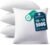 Phantoscope Pillow Inserts, Hypoallergenic 100% Virgin Fiber Square Form Microfiber Throw Pillow Inserts, Couch Bed Pillows 45×45 cm, 18×18 Inch (Pack of 4)