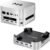 ACASIS 40Gbps Mac mini M4 Dock & Stand with Dual-Bay NVMe SSD Enclosure, Aluminum DP Hub for Mac mini M4 and M4 Pro 2024, 4K60Hz DP, 3X10G USB A, PD 30W, SD/TF 4.0, Support Dual SSD B+M M-Key