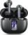 foxotin Wireless Earbuds, Bluetooth 5.4 Headphones with 48H Playback & Dual LED Display, IP7 Waterproof in-Ear Earphones with Noise Cancelling Mic, Deep Bass Stereo, Touch Control for Sports, Black