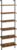 HOOBRO DIY Ladder Shelf, 6-Tier Wall Mounted Bookshelf, Office Vertical Bookcase, Wooden Storage Shelves for Home Office, Bedroom, Rustic Brown and Black BF65CJ01