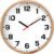 SIN&MI Wall Clock 9 Inch Battery Operated Silent Non-Ticking Wall Clock Modern Quartz Design Decorative Indoor Kitchen Office Brown