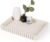 Concrete Decorative Tray for Coffee Table Decor, 14″ Coffee Table Tray Ottoman Tray Table Centerpieces, Rectangular Modern Decorative Trays for Home Decor, Living Room, Entry, Gray