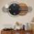 39X20 inch Extra Large Wall Clock – Modern Wood and Metal Decorative Clocks for Living Room, Battery Operated Big Clocks,Silent Non Ticking Hanging Clock for Home Office Wall Art