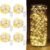 6 Pack Fairy Lights Battery Operated 7ft 20 LED Mini String Lights Twinkle Lights Silver Wire Firefly Starry Moon Lights for Mason Jars Wedding Party Christmas Centerpiece Table Decorations,Warm White