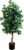 Nearly Natural 4ft Triple Trunk Ficus Silk Tree with Natural Wood Trunks and Dense Foliage, Mid-Size Faux Floor Plant for Home and Office
