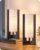 EDISHINE 13.5″ Small Table Lamps, Walnut Wood Cylinder Bedside Lamp for Bedroom, Beige Linen Shade, Corner Modern Nightstand Lamp for Living Room, On-Off Switch, E26 Base (Bulb Not Included), 2Pack