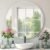 Round Silver Mirror, 30 Inch Circle Silver Mirror, Metal Frame Round Wall Mounted Mirrors for Bathroom, Living Room, Bedroom, Entryway, Vanity, Chrome, Nickel