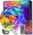 KSIPZE Led Lights for Bedroom 48ft Led Strip Lights with Remote RGB Color Changing Music Sync Bluetooth Smart App Control for Room Bedroom Lighting Flexible Home Décor