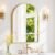 Arched Wall Mirror 30×20 Inch Gold Bathroom Vanity Mirror with Metal Frame, Modern Arch Mirror for Bedroom, Living Room, Entryway, Wall Mounted Decorative Mirror