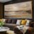 Large Framed Artwork for Living Room Abstract Bedroom Wall Art Gold Abstract Wall Decor Office Home Decor 29″x 58″ Canvas Painting Wall Hanging