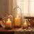 15″&9″&7″ Hurricane Glass Candle Holders Set of 3, Metal Candle Holder with Handmade Glass Dome in Brass, Hanging Versatile Hurricane Glass Candle Holders for Pillar Candles (Candles Not Including)