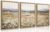 CAZLOUC White Wildflowers Wall Art Set of 3, Neutral Meadow Landscape Wall Decor, Minimalist Mountain Canvas Prints, Beige Rustic Field Paintings for Living Room Bedroom Wood Framed 12×16 Inch