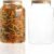 Large 1 Gallon Glass Large Jar with Airtight Bamboo Lid – High Borosilicate Canister for Kitchen Food Storage Organizing, Terrarium, Pantry Decorative Container & Laundry Room – Pack of 2