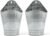 Hosley Set of 2 Galvanized Wall Planters, 10 Inch Hanging Metal Buckets for Indoor Outdoor Garden, Farmhouse Wall Decor, Rustic Patio & Balcony Planter Pots