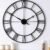 CLXEAST 30 Inch Large Wall Clock Modern, Oversized Roman Numeral Decorative Black Metal Wall Clock for Living Room Decor,House Warming Gifts New Home