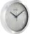 Bulova Winston Wall Clock C4844 | 10″ Diameter | Metal Design with Diamond Cut Edges | Silent Sweep Quartz Movement | Easy-to-Read Arabic Numerals