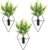 3 Pcs Wall Plants Artificial Decor,Boho Wall Decor,Home Office Living Room Wall Decor(Eucalyptus)