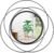 Black Circle Mirror Wall Decorative Metal Wall Mirror, Art Small Round Wall Home Mirror, Decor Living Room Bedroom Bathroom Entryway 12″