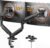 ErGear Dual Monitor Arm, Full Adjustable Monitor Mount for 13–32″ Screens, Fast Install Computer Monitor Stand with Tool-Free VESA Mount, Max Load 19.8 lbs, Max VESA 100x100mm