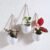 Set of 3 Ceramic Wall Vases – Hanging Pocket Planters for Indoor Plants, Wall Decor for Entryway Hallway Bathroom Living Room Dining Room