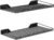 WALMANN 2 Pack Garage Wall Shelf, 23.5″ x 12″ Wall Mounted Storage Shelves for Garage, Closet, Laundry Room, Heavy Duty Wall Shelving, Holds Up to 65 lbs(Black)