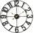 Sorbus Large Wall Clock for Living Room Decor – Wall Clock for Kitchen – 24 inch Big Wall Clock Decorative – Metal Wall Art – Analog Large Clock for Bedroom, Home, Kitchen, Office, Wall Decor (Black)